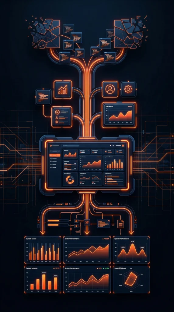 SaaS deployment pipeline visualization