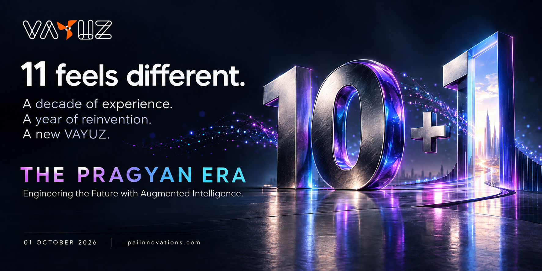 VAYUZ 11th Anniversary Banner